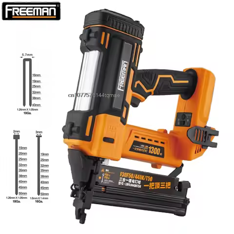 FREEMAN Cordless 3-in-1 16 and 18 Gauge Nailer / Stapler adaptor for Bosch Milwaukee DeWalt Makita W