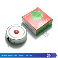 Jengkol Meter - Steel 2 Meters - 6.6 Feet