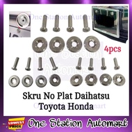 Skru Plate Daihatsu Honda Toyota Universal Bolt Plate Daihatsu Honda Toyota