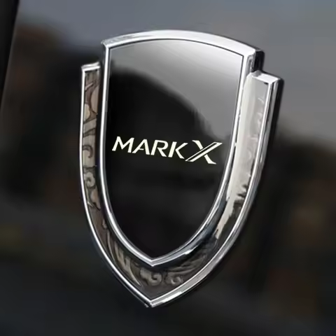 car stickers 3D metal accsesories auto accessory for Toyota MARKX MARK-X grmn premium 350s 300g face