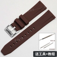Tissot 1853 Watch Strap Silicone for Men Compatible with Original Le Locle Durquaire Carson Zhenmei