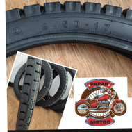 RUDDER MOTORCYCLE TIRE 250X17 BANANA TYPE 8PLY
