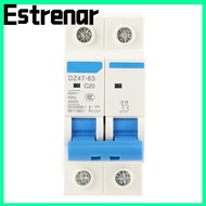 ESTRENAR Circuit Breaker, DZ47‑63 2P 20A 2 P Mini Circuit Breaker, MCB 400V 2 P Circuit Breaker Circ