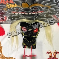 Barongan Telon Vip Size 22 Full Wood Barongan Caplokan Kayu Black Mamba