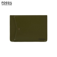 Fossil Men's Joshua Card Case  ( ML4461B376 ) - Green PU