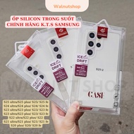 Genuine K.T.S transparent silicone case - camera protection - full code Samsung S25ultra/S25fe/S25pl
