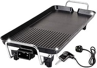 Fashionable Simplicity Electric Indoor Smokeless Electric Griddle， Non-Stick Grill With Temperature Control，Table Top Teppanyaki Steak Grill， Electric Barbecue Hot Plate，1500W， Non-Stick Useful