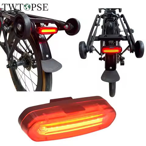 TWTOPSE Bike Bicycle Rack Light Set For Brompton Folding Bike A C P T Line Original Standard Rear Ho
