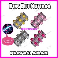 Cock Ring Pria Penahan Ejakulasi Bergerigi Biji Tasbih Silikon Premium