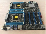 現貨♍3060支持7卡滿速♍Asus/華碩 Z9PE-D8 WS 2011針腳C602芯片組 支持E5-2600/V2♍