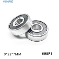 HUIGANG Bearing 608 2RS Deep Groove 608RS Bearing Steel