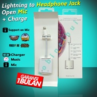 Splitter Jack 3.55 mm to iphone Adapter converter/ iphone Adapter/ iphone Connector/ iphone Converte