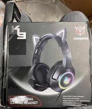 ONIKUMA K9 with Cat Ears and Headphone Stand ST-1