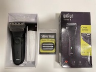 Braun serious 3 百靈牌 鬚刨 機身85% New 連全新刀片
