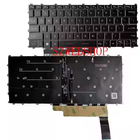 New Laptop For MSI Modern 14 C11M C12M C12MO C13M C13MG MS-14J1 MS-14J3 US Backlit Keyboard