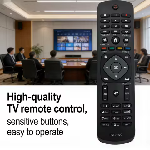 RM-L1220 Replacement Remote Control for Philips TV, Compatible with 398GR8BD1NEPHH 47PFH4109/88 40PF