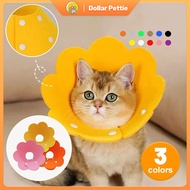 Cat Recovery Collar Pet Dog E-Collar Elizabeth Circle Cute Flower Neck Kitty Cones After Surgery E C