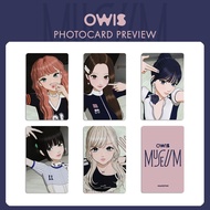 Virtual Girl Group OWIS Merchandise Photocard MUSEUM Photocard OnlyWhenISleep Photocard