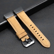 20MM 22mm 26Mm Leather Strap For Garmin Fenix 7 6 6X Pro 5 5X Plus soft bussiness Watch Band for Gar