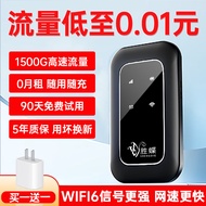 胜蝶随身wifi6免插卡移动wifi网通用无限网卡便携式4g路由器无线wifi通用流量2023款5 4G【中星微wifi6顶配】3000毫安续航