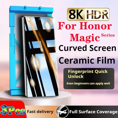 Magic6 Pro Privacy Curved Screen Protector For Honor Magic 5Pro Lite Ceramic Film Magic4/3Pro HD Ful