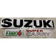 SUZUKI EURO4, euro2. Truck Sticker Suzuki Truck Stamp euro 4, euro 2. Suzuki Lettering Stamp, euro4,
