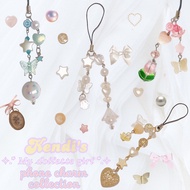 .*My dollette girl*. Charms for Phone, Bag, Tumbler, etc. | Cute dollette coquette pink white blue