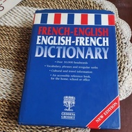 FRENCH-ENGLISH-FRENCH DICTIONARY HC Original