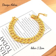 Emas GoldLian Bracelet - Gelang Tangan Dewasa Design Adira (GB820)(GB821)(GB822)(GB823)(GB824)(GB825