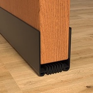 Door Draft Stopper 39” Length Cuttable Weather Stripping Door Seal Strong Adhesive Door Sweep for Ex