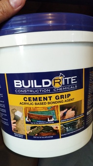 Buildrite Cement Grip (Same As ABC ZEMBOND) Acrylic Based Bonding Agent Adhesive 4 Liters / Gallon