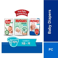 Huggies Dry / AirSoft / Naturemade Diapers for Newborn baby (NB/S) Soft, Breathable and Absortbent diaper