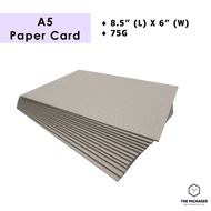 A5 Card board / Paper Card 8.5" X 6" Hard Cover (GREY)