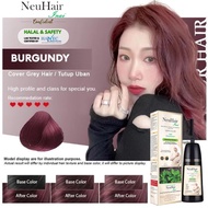 [400ml] Burgundy NeuHair Inai Pewarna Rambut Hair Dye Color Premium