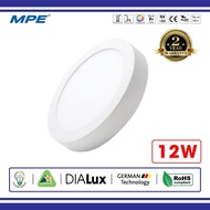 ĐÈN LED PANEL ỐP TRẦN TRÒN NỔI 12W MPE (SRPL-12)