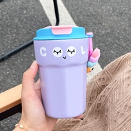 Ly giữ nhiêt FUNNY PARTY 420ml inox 316 loại tốt - ly uống trà - bình nước giữ nhiệt - ly giu nh