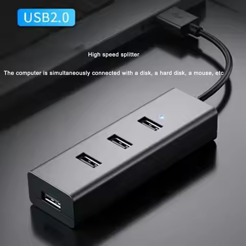 0.3/1.2/1.5M USB 2.0 HUB Power Supply HUB USB Adapter For PC Laptop Computer Accessories USB Splitte