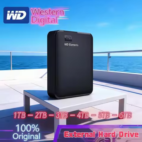 Western WD Western Digital 4TB 2TB External HDD Mechanical USB3.0 Hard Drive Drop-Proof Outdoor Trav