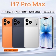 P17-A17 Pro Max NEW 4G/5G Smartphone 5.0-inch Full Screen Memory 12GB RAM+512GB ROM Android 15