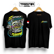 S-5XL JDM TURBO SNAIL RACING ENGINE DIESEL POWER T-SHIRT MODERN T-SHIRT, RACING SNAIL T-SHIRT, RACIN
