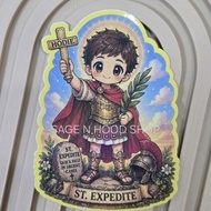 St. Expedite Chibi Sticker | St. Expeditus Chibi Sticker