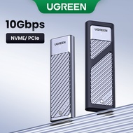 UGREEN NVMe M.2 PCIe SSD Enclosure Adapter 10Gbps USB 3.2 Gen2 USB C External Enclosure Supports M a