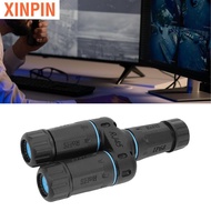xinpin ciciglow RJ45 Coupler  IP68 Water Proof Shielded Female to Ethernet Cable Connector for Cat5 