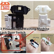 LG WASHING MACHINE LID LOCK PLUG DOOR LOCK TIME DELAY SWITCH SENSOR 3PIN / 4PIN REPLACEMENT SUIS KUN