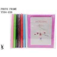 [VS] PHOTO FRAME COLORED PLASTIC 6r 6x8 inches (YY04/BD/36-6X8)