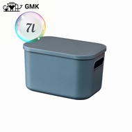 4L/8L/16L กล่องเก็บของสไตล์ญี่ปุ่นอเนกประสงค์ ขนมขบเคี้ยว ชุดชั้นในพร้อมฝาปิด กล่องเก็บของพร้อมฝาปิด