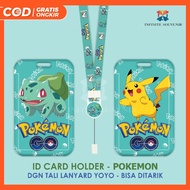 (N017) ID Card Holder Pokemon Go YoyoTALI Bulbasaur Yoyo Nametag/ Yoyo Card Holder/ Pikachu/ Card Ho