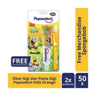 Pepsodent kids spongebob patrick Pasta gigi pepsoden & sikat gigi anak