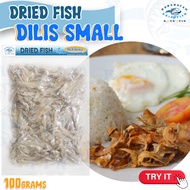 Dried Fish Dilis Small 100grams / Dried Anchovies / Gourmet Dried Fish / Sun-Dried / White dilis