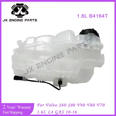 B4164T Engine Coolant Water Radiator Bottle Tailgate Expansion Tank For Volvo 1.6 S60 S80 V40 V60 V7